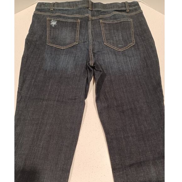 NEW Terra Sky Women's Blue Jeans Plus Size 16/18 - Picture 4 of 7